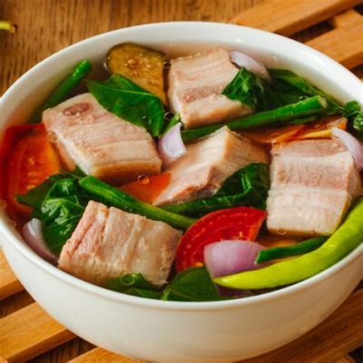 Sinigang na Baboy! A Tangy and Refreshing Soup Fit for Royalty