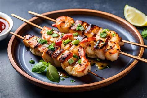  Spicy Grilled Fish Skewers With Tangy Citrus Glaze: Will This Fiery Street Food Delight Your Taste Buds?