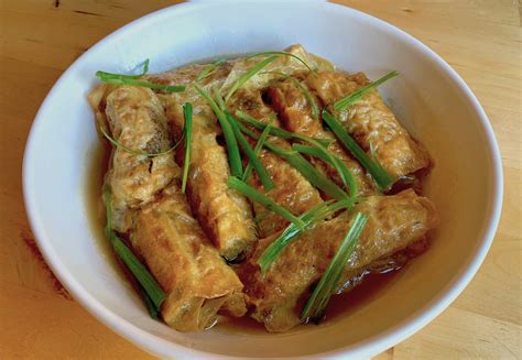  Spicy Tofu Skin Rolls - Can You Handle the Heat and Textural Symphony?